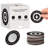 Eco-friendly Disposable Espresso Coffee Filters 20pcs (Black)